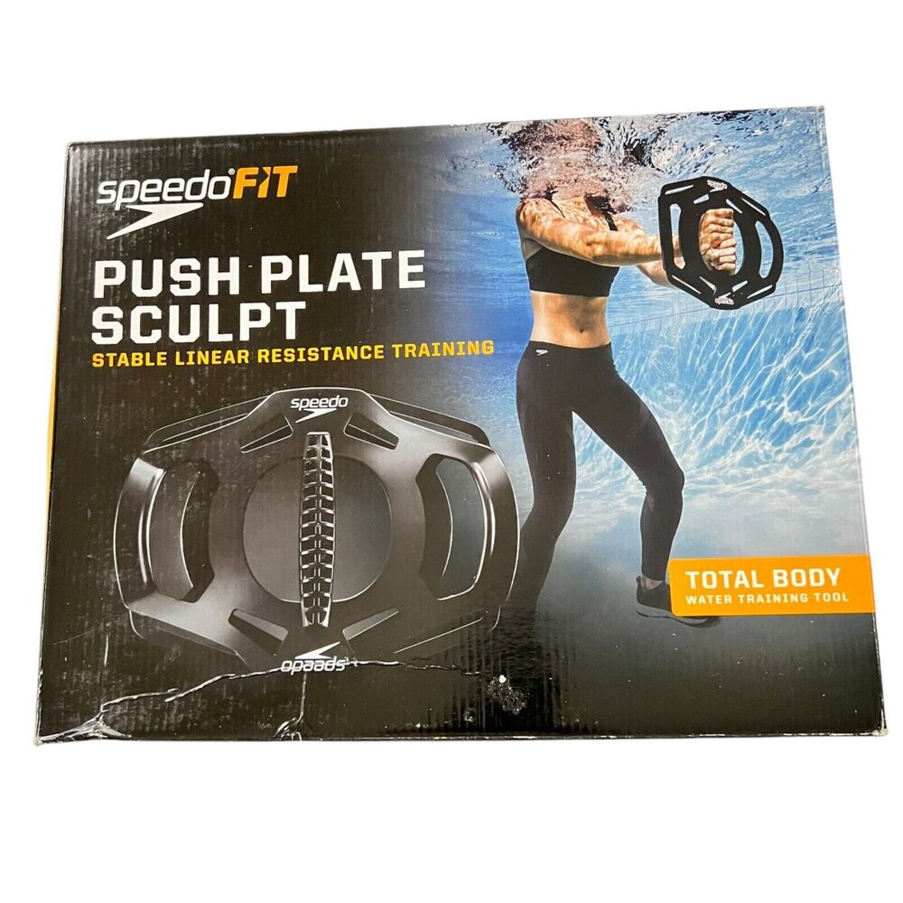 NIB Speedo Fit Unisex Swim Training Swimming Water Trainer Push Plate Sculpt